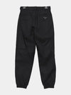 Triangle Logo Re-Nylon Jogger Track Pants Black - PRADA - BALAAN 3