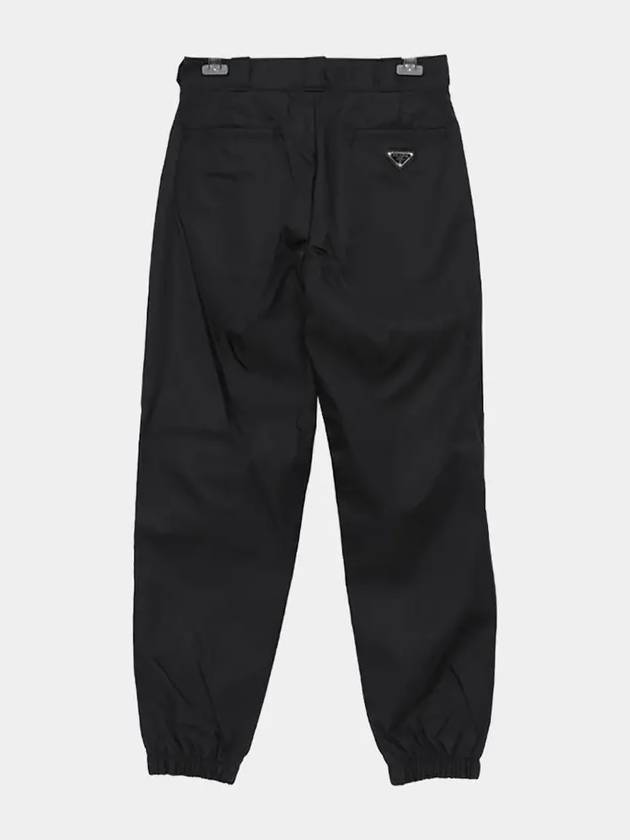 Triangle Logo Re-Nylon Jogger Track Pants Black - PRADA - BALAAN 3