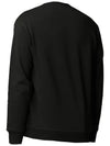 Embroidered Logo Cotton Sweatshirt Black - CP COMPANY - BALAAN 3