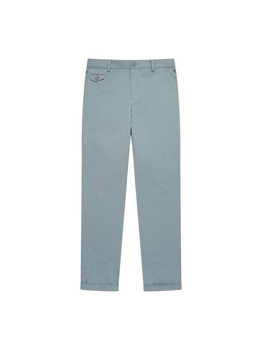 Men's Bio Washing Tapered Chino Straight Pants Greyish Blue - SOLEW - BALAAN 2