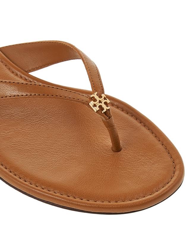 tongue strap leather flip flops - TORY BURCH - BALAAN 10