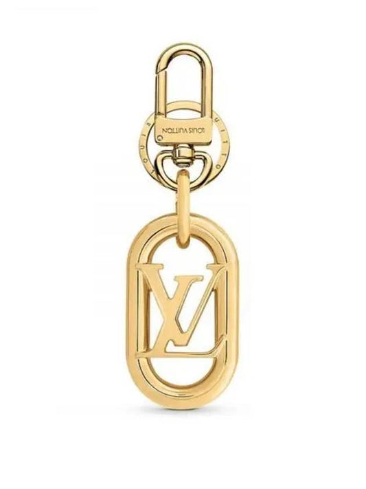 Logo Round Key Holder Gold - LOUIS VUITTON - BALAAN 2