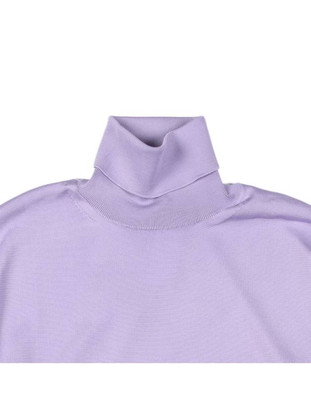 Violet silk turtleneck TFK120 BVY21 - TOM FORD - BALAAN 2