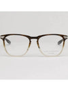 Eyewear Two tone square frame glasses Brown Silver - BARTON PERREIRA - BALAAN 4