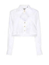 ORB Logo Embroidery Heart Cut-Off Crop Shirt White - VIVIENNE WESTWOOD - BALAAN 2