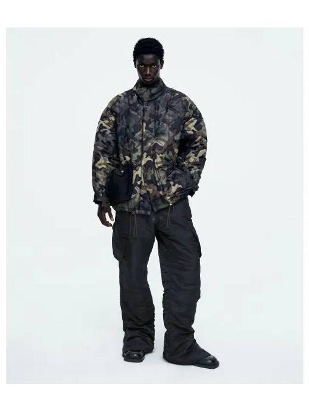 Reversible Padded Camouflage Cargo Pants Black - ANDERSSON BELL - BALAAN 2