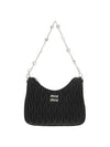 Matelasse Nappa Leather Shoulder Bag Black - MIU MIU - BALAAN 1