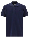 Bold Fox Head Patch Comfort Polo Shirt Ink Blue - MAISON KITSUNE - BALAAN 2