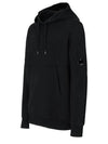 Lens Wappen Pocket Hoodie Black - CP COMPANY - BALAAN 5