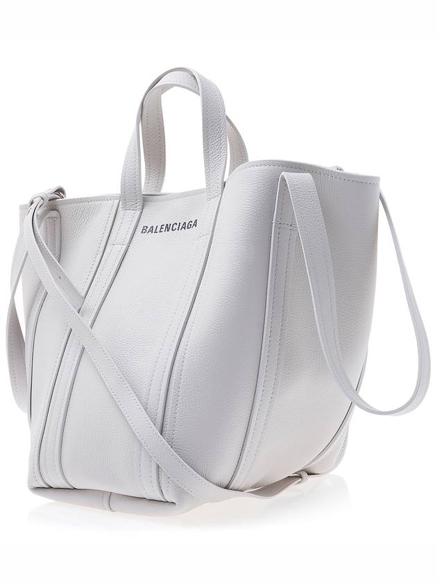 Everyday North South Small Tote Bag White - BALENCIAGA - BALAAN 3