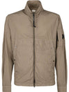 Tylon L Lens Overshirt Jacket Brown - CP COMPANY - BALAAN.