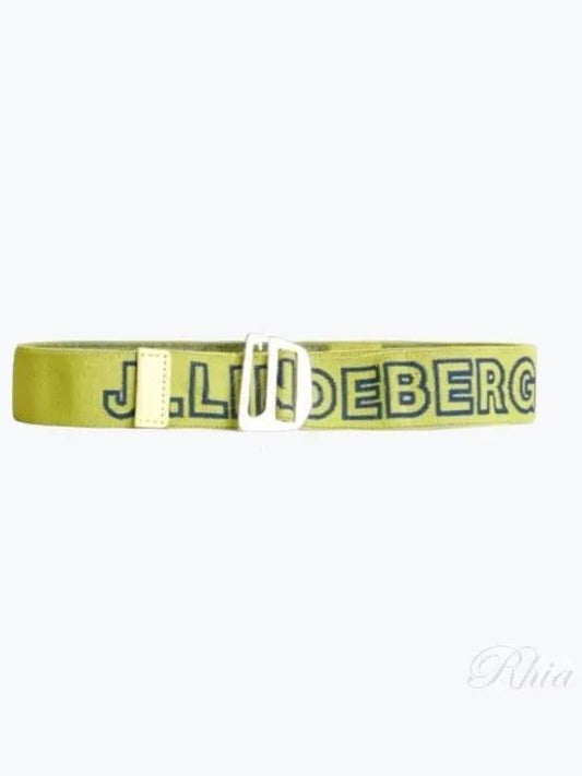 Lennon Webbing Logo Belt Wax Yellow - J.LINDEBERG - BALAAN 2