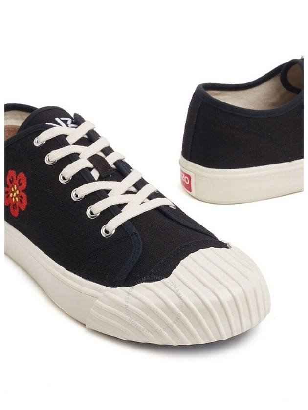 School Flower Low Top Sneakers Black - KENZO - BALAAN 4