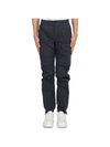 Men's Snap Pocket Cargo Straight Pants Charcoal - TEN C - BALAAN 1