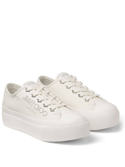 Jimmy Choo Palma Maxi Canvas Platform Sneakers Shoes - JIMMY CHOO - BALAAN 2