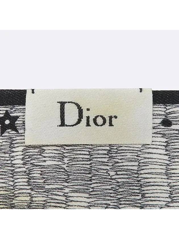 Multi color silk 100 bandeau scarf - DIOR - BALAAN 4