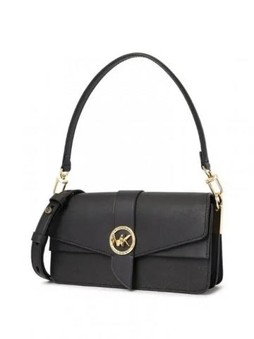 Greenwich Women s Shoulder Bag 30H1GGRL2L BLACK - MICHAEL KORS - BALAAN 1