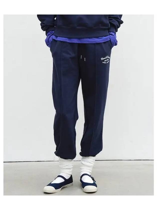 PINTUCK JOGGER SWEATPANTS NAVY - BENSIMON - BALAAN 1