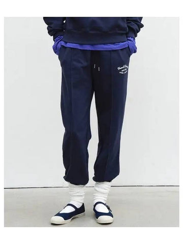 PINTUCK JOGGER SWEATPANTS NAVY - BENSIMON - BALAAN 1