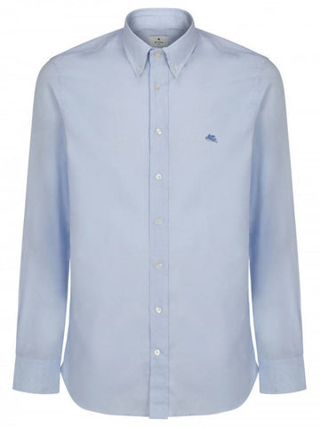 symbol long sleeve shirt sky blue - ETRO - 1