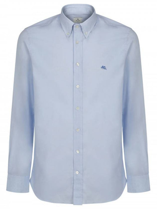 symbol long sleeve shirt sky blue - ETRO - 1