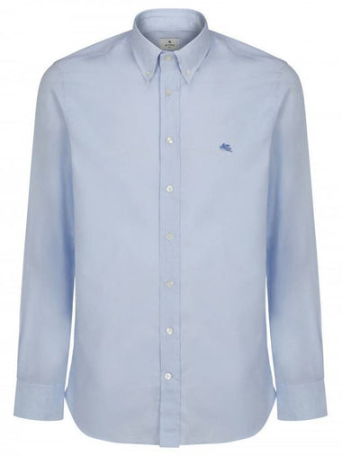 Symbol Long Sleeve Shirt Sky Blue - ETRO - BALAAN 1