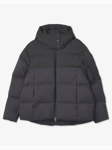 Una puffer jacket black UNABLACK - NOBIS - BALAAN 1