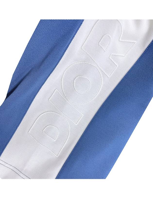 Stripe Detail Track Shorts Blue - DIOR - BALAAN 6