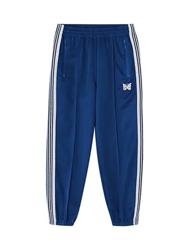 Zipper Poly Smooth Track Pants Royal - NEEDLES - BALAAN 4