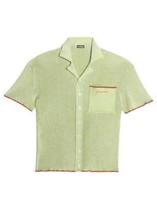 Jacquemus Short Sleeve Green 235KN113 2256 1258056 - JACQUEMUS - BALAAN 1