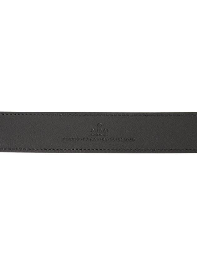 GG Marmont Leather Belt Black - GUCCI - BALAAN 7