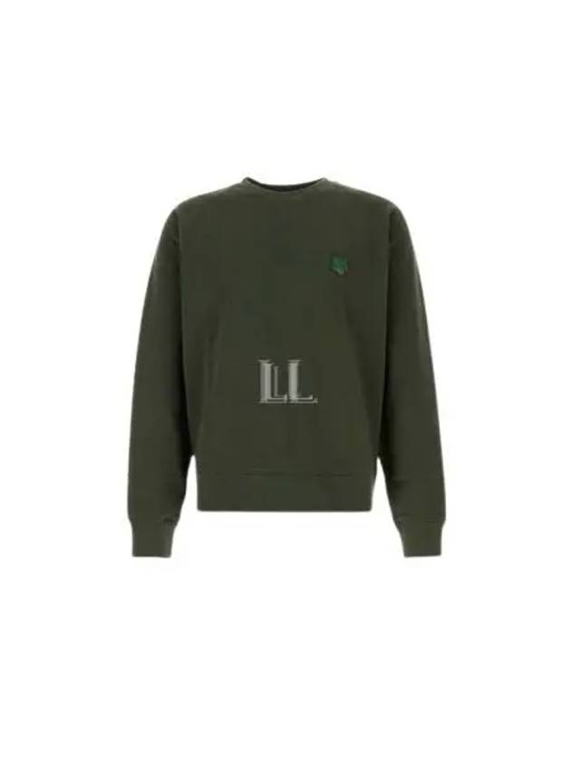 Bold Fox Head Patch Oversized Sweatshirt Green - MAISON KITSUNE - BALAAN 2