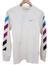 Gradient Arrow Long Sleeve T-Shirt White - OFF WHITE - BALAAN 3