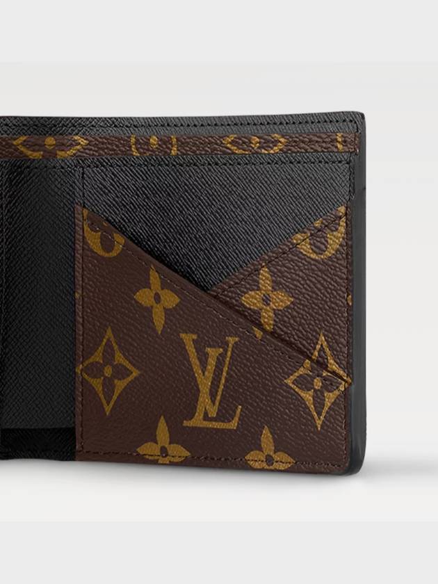 Multiple Half Wallet Brown Black - LOUIS VUITTON - BALAAN 10