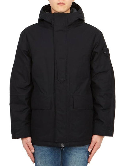 Ghost Piece Nylon Hooded Jacket Navy - STONE ISLAND - BALAAN 2