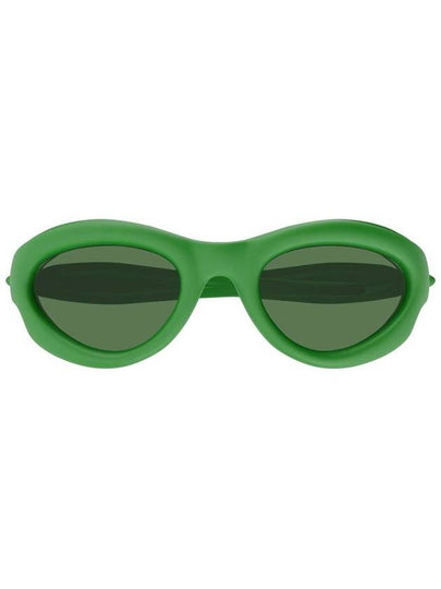 Eyewear Oval Sunglasses Green - BOTTEGA VENETA - BALAAN 2