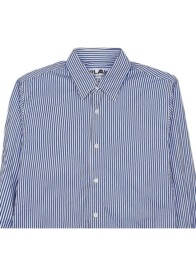 Striped long sleeve shirt P1B026 BLUE WHITE STRIPES - COMME DES GARCONS - BALAAN 3