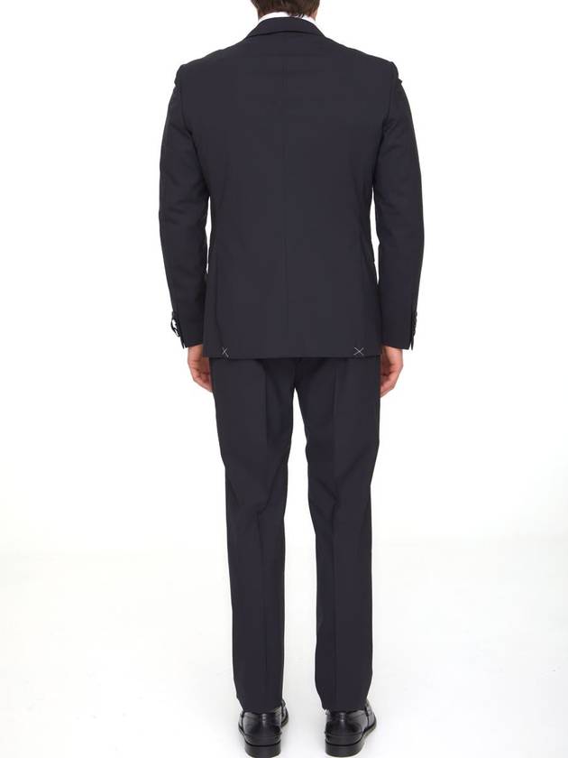 Black Wool Two-Piece Suit - TONELLO - BALAAN 4