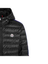 Agout short down jacket black - MONCLER - BALAAN 5