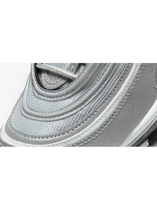 Air Max 97 Low Top Sneakers Metallic Silver and Chlorine Grey - NIKE - BALAAN 5