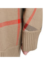 Check Technical Wool Jacquard Cardigan Archive Beige - BURBERRY - BALAAN 8