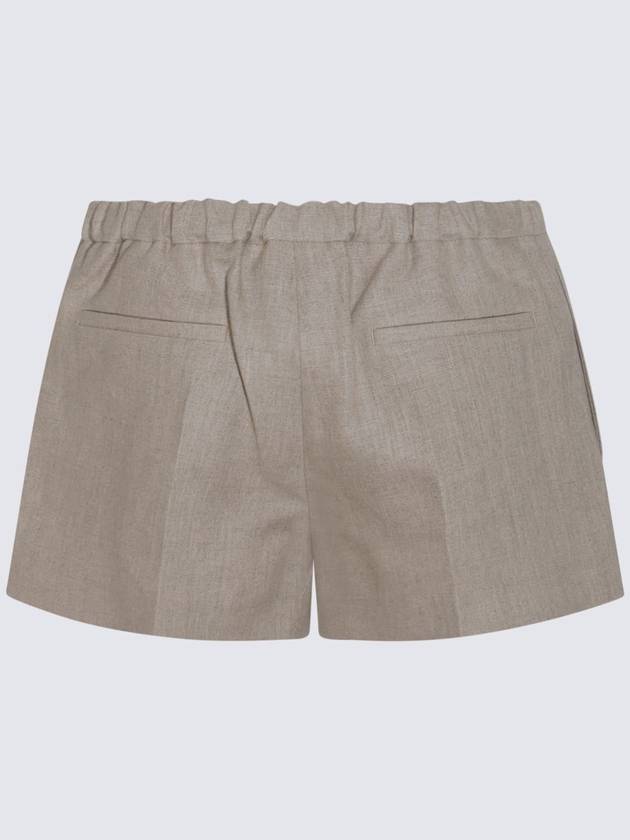 Valentino Shorts Beige - VALENTINO - BALAAN 4