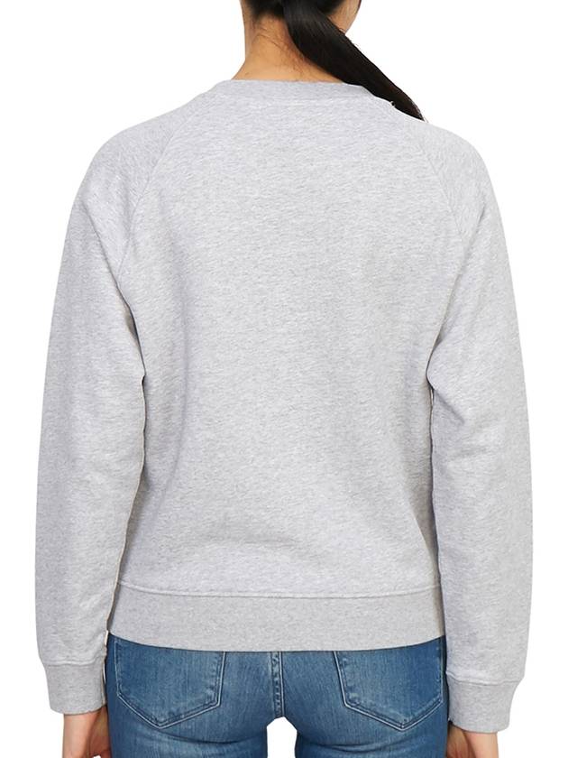 Cotton Palais Royal Vintage Logo Sweatshirt Grey - MAISON KITSUNE - BALAAN 5