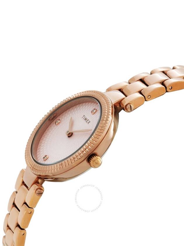 Timex Adorn Quartz Crystal Pink Dial Ladies Watch TW2V24300VQ - TIMEX - BALAAN 2