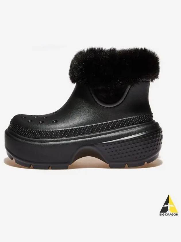 Stomp Lined Boots BLACK - CROCS - BALAAN 1