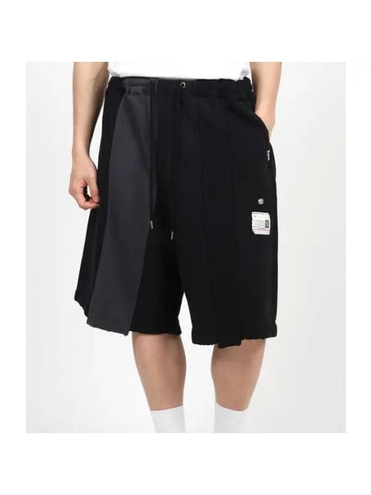 A12SP563 BLACK Drawstring Waist Pants - MIHARA YASUHIRO - BALAAN 1