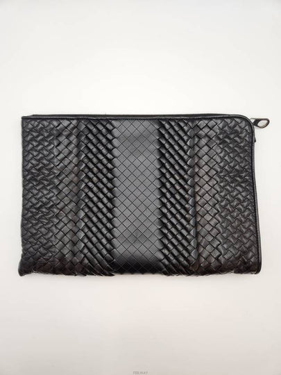 Daol Beomeo Branch Bottega Intrecciato Clutch Black Condition A - BOTTEGA VENETA - BALAAN 2