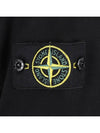 Logo Patch Cotton Crew Neck Sweatshirt Black - STONE ISLAND - BALAAN 6