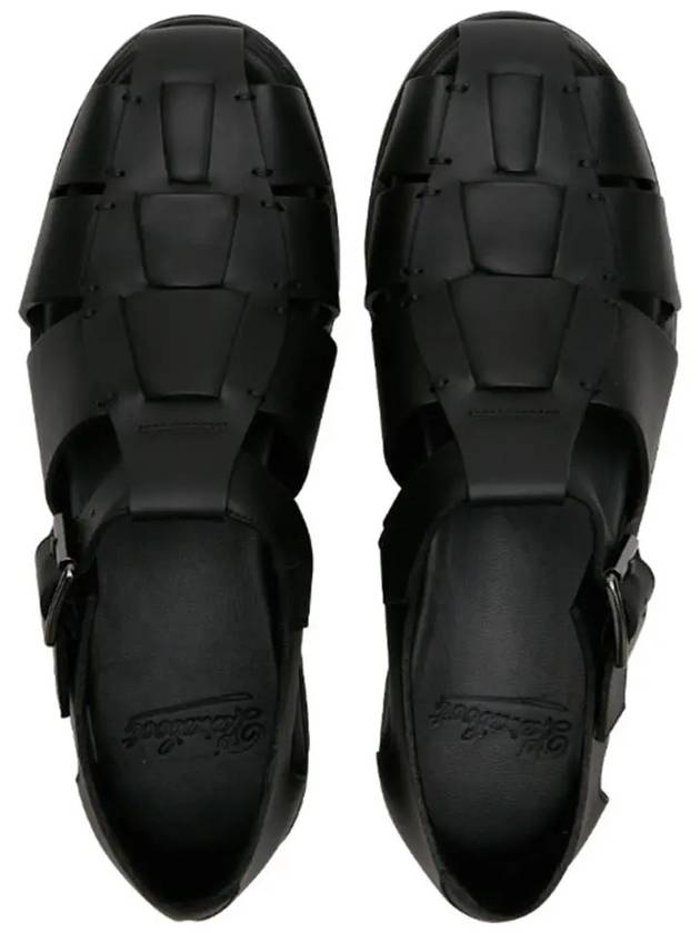 Pacific Buckle Gladiator Sandals Black - PARABOOT - BALAAN 4