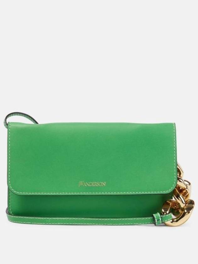 Logo Print Small Shoulder Bag Green - JW ANDERSON - BALAAN 2